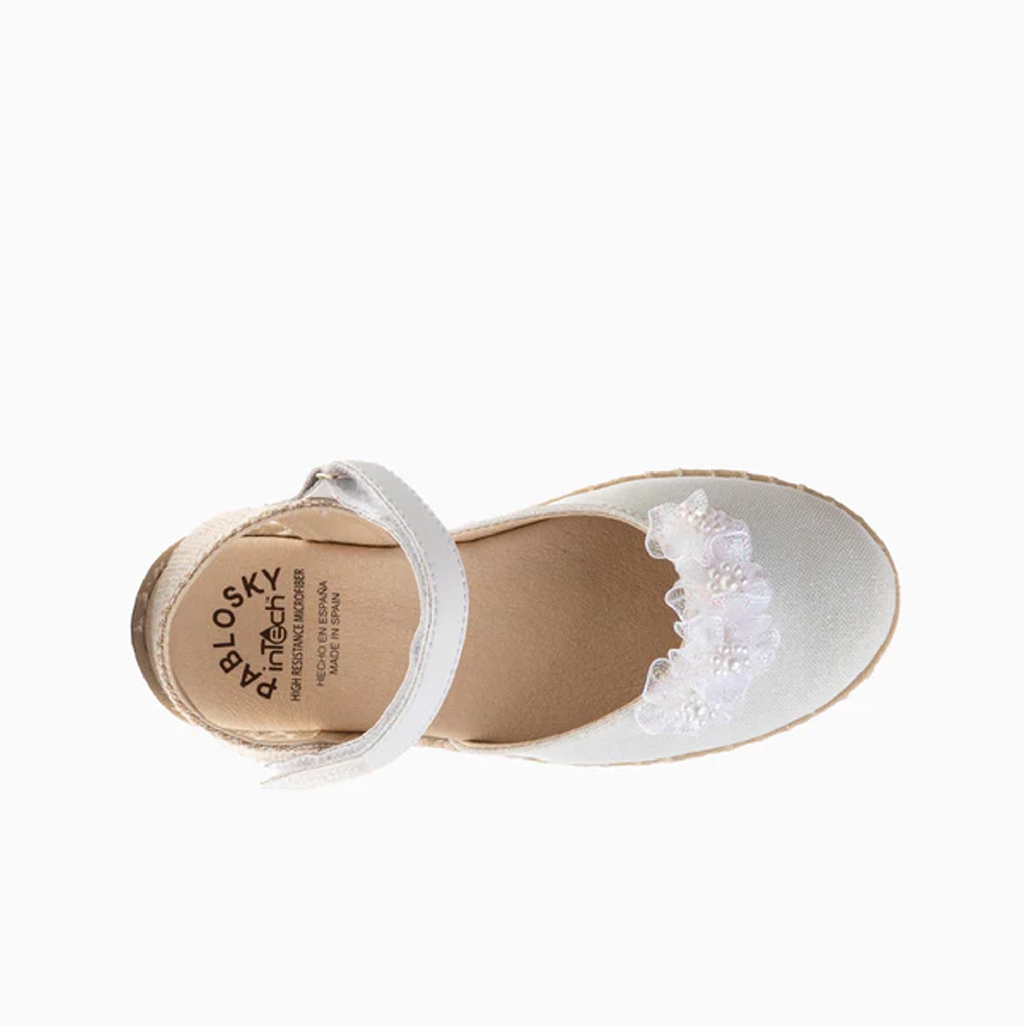 WHITE/SILVER SANDAL